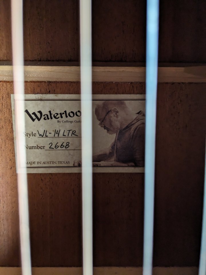 Waterloo Guitarra de Collings 2018