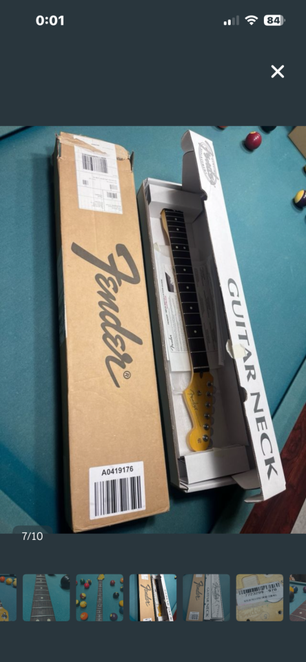 Mastil Fender Stratocaster USA