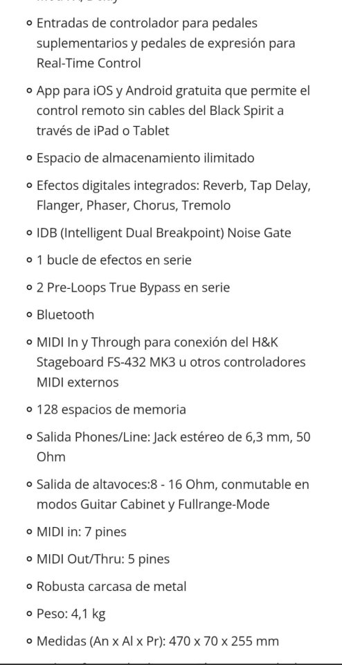 Hughes Kettner black Spirit floor 200