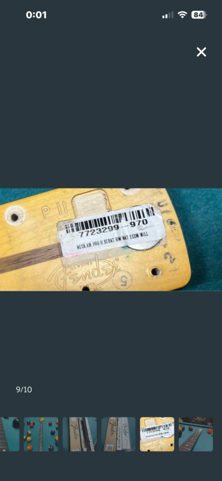 Mastil Fender Stratocaster USA