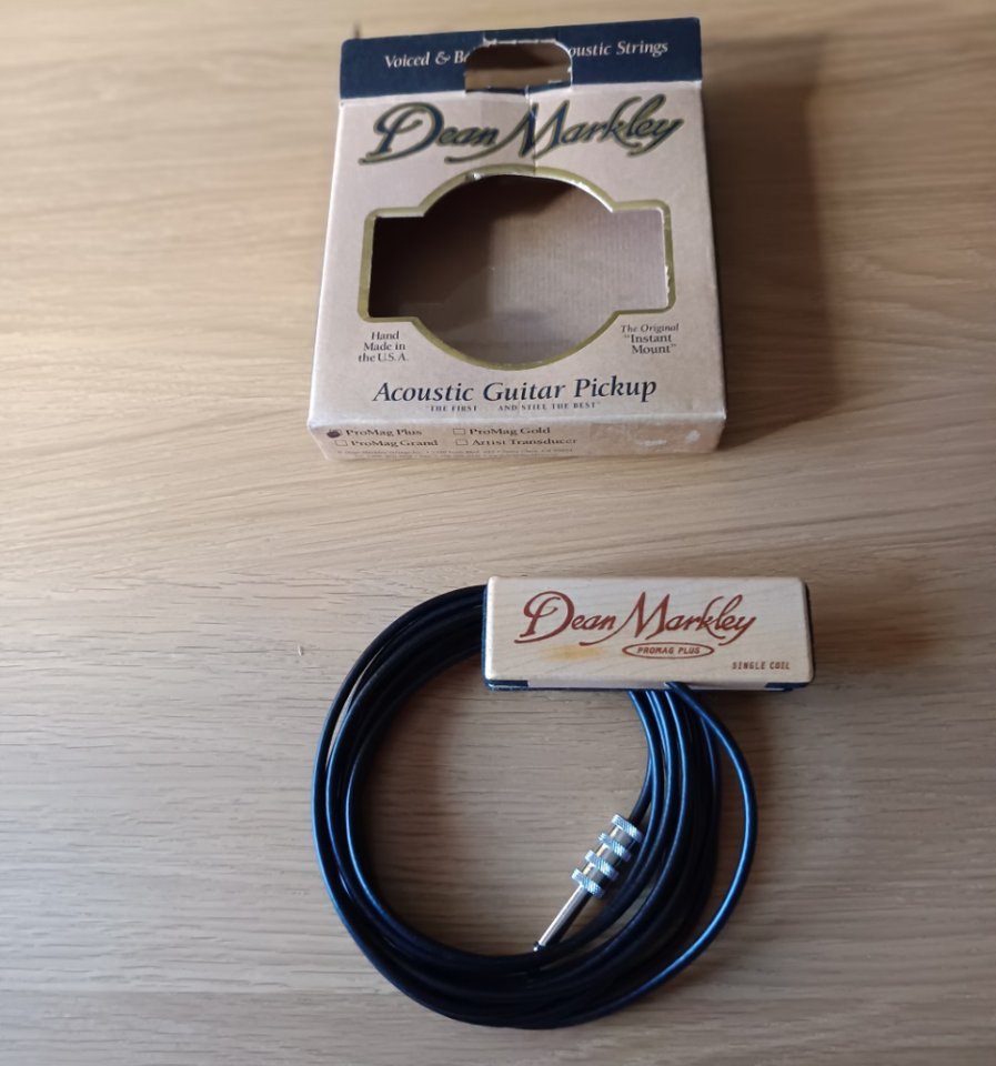 Pastilla para guitarra acústica Dean Markley Promag Plus