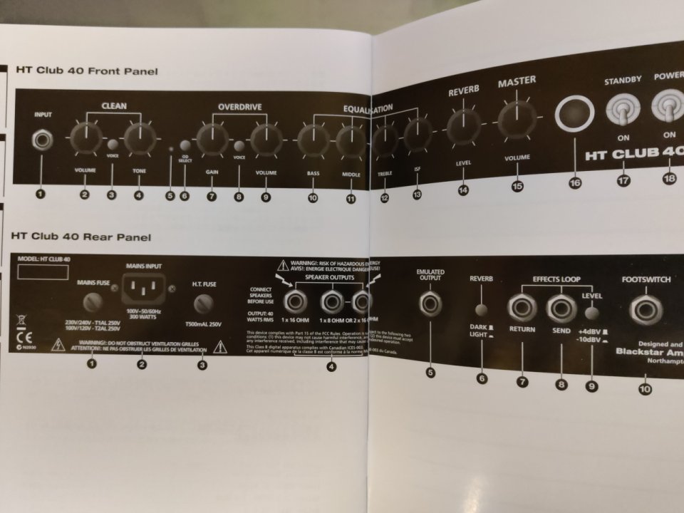 Amplificador  Blackstar HT Club 40 Vintage Pro (Edición limitada). HT Venue Series