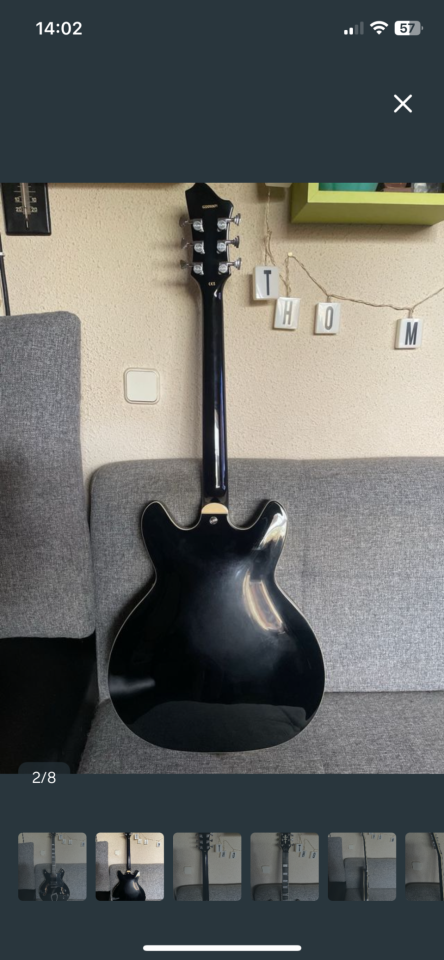 Hagstrom Viking Black de segunda mano · Foto 2 de 8 · Madrid · 500 €