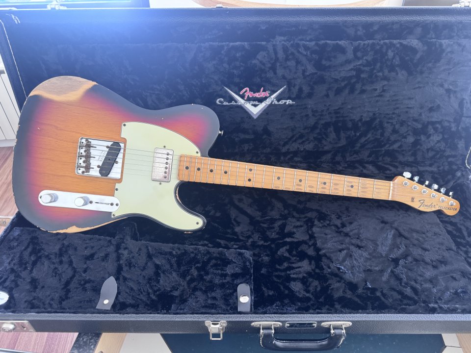 Fender Custom Shop Telecaster HB – Heavy Relic 3TSB de segunda mano · Foto 9 de 10 · Madrid · 3350 €