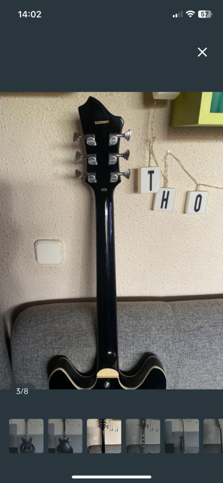 Hagstrom Viking Black de segunda mano · Foto 3 de 8 · Madrid · 500 €