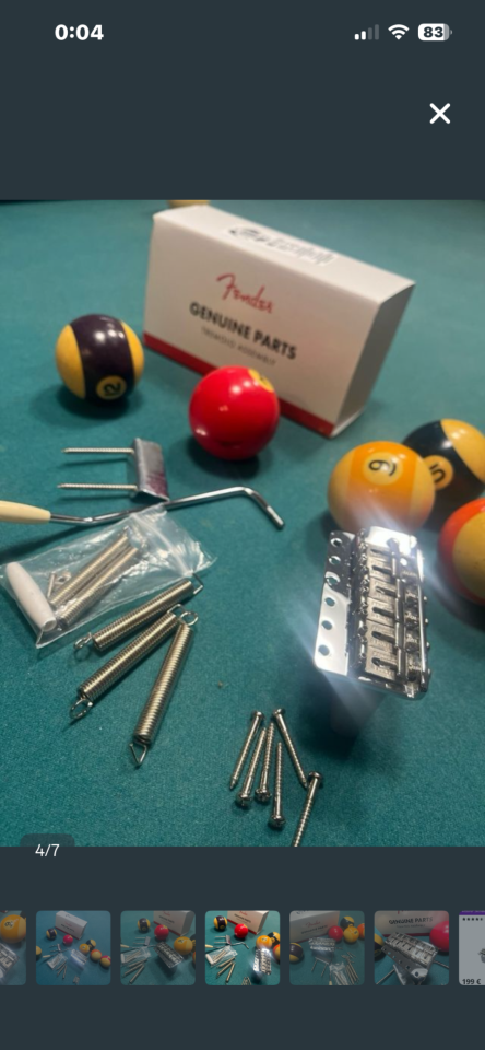 Fender Tremolo puente 57/62