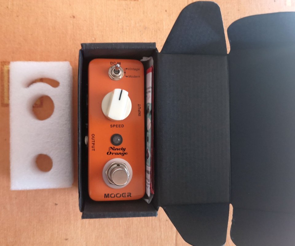 Pedal Phaser Mooer Ninety Orange