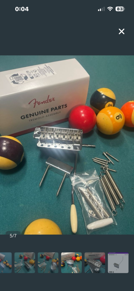 Fender Tremolo puente 57/62