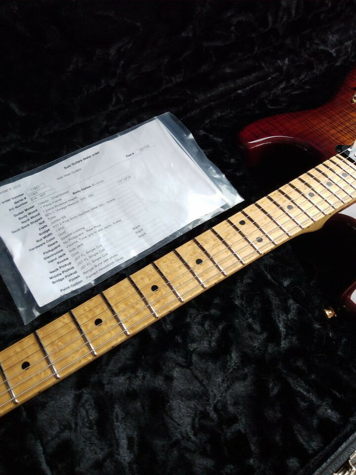 Suhr classic custom chambered