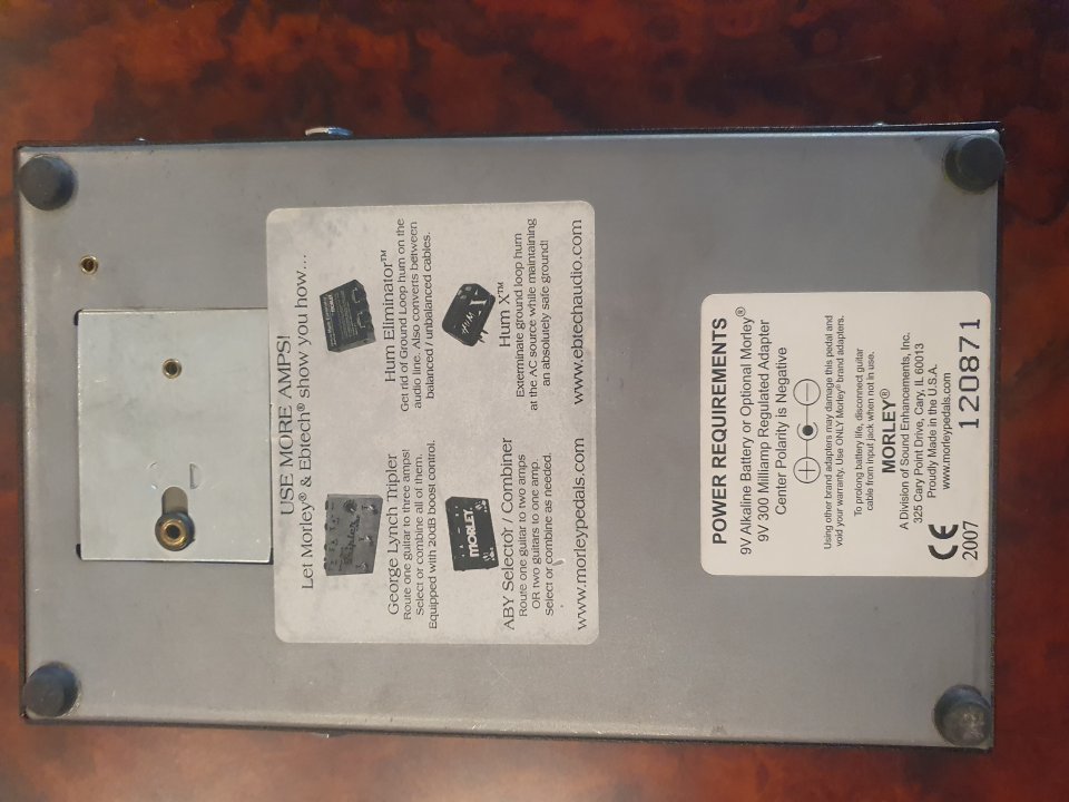 Pedal Morley Power Wah Clásico (PWO)