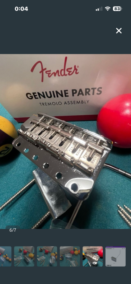 Fender Tremolo puente 57/62