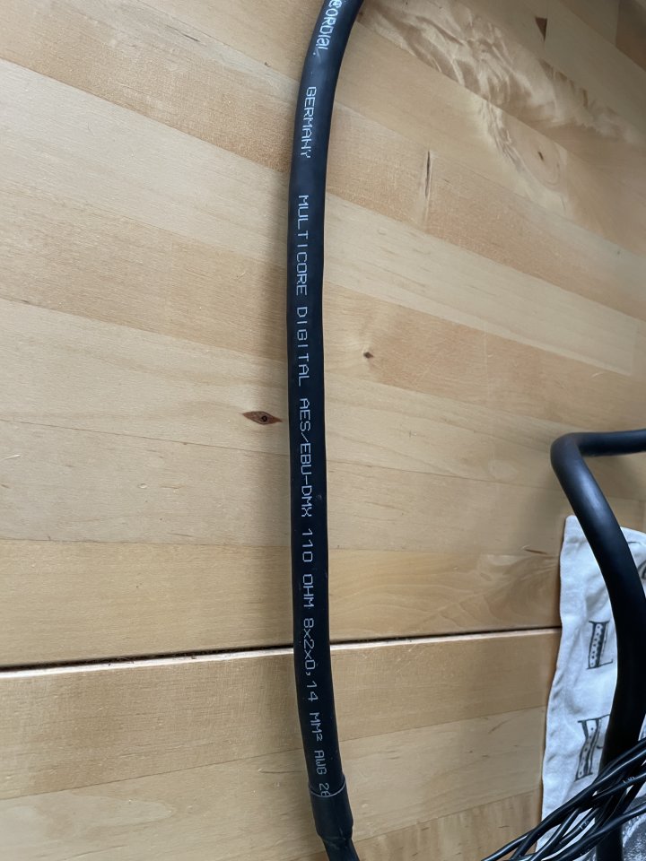 Cable Cordial Tascam Sub-D 25 - 8 jacks