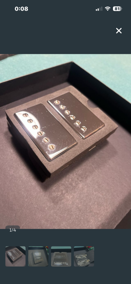 Pastillas Gibson Burstbucker 1 y 2