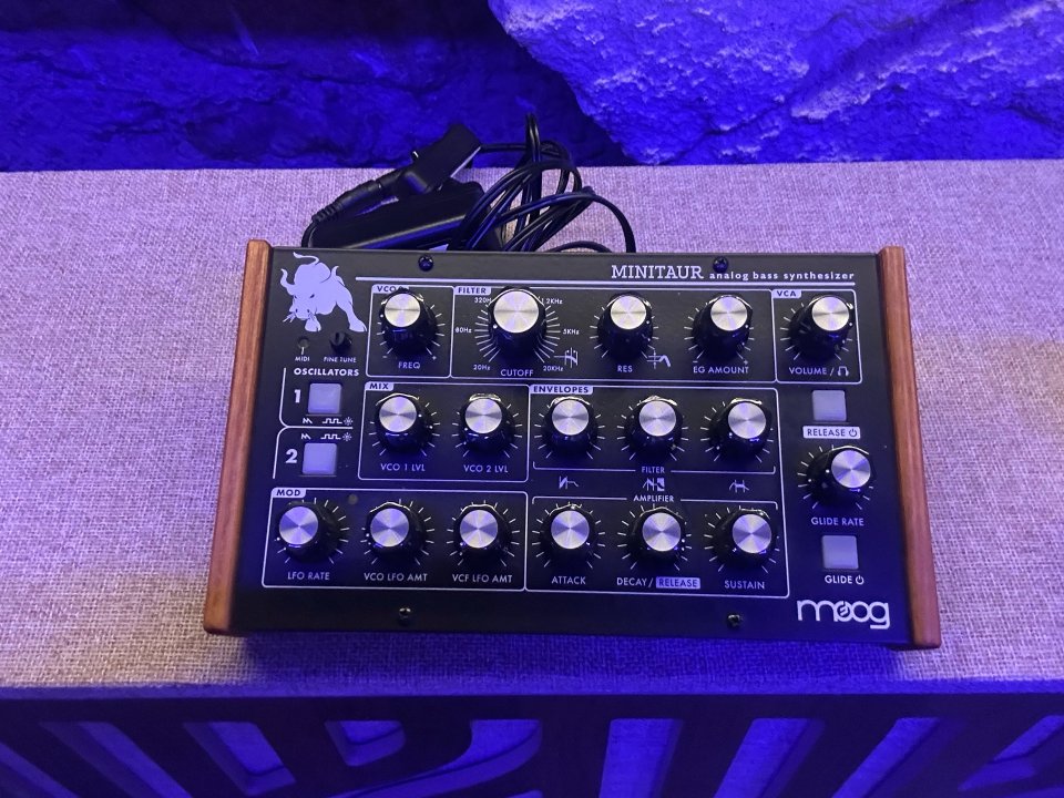 Moog Minitaur + Wood Sides