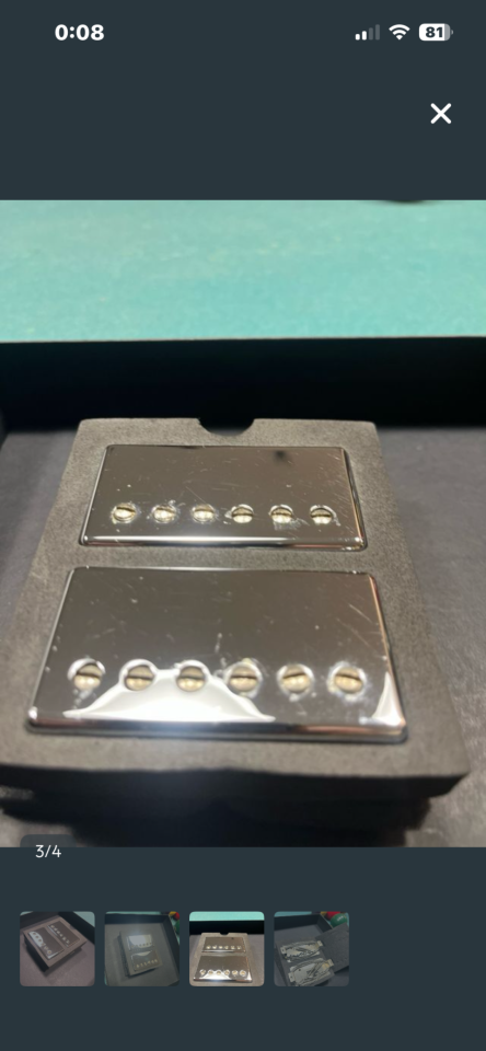 Pastillas Gibson Burstbucker 1 y 2