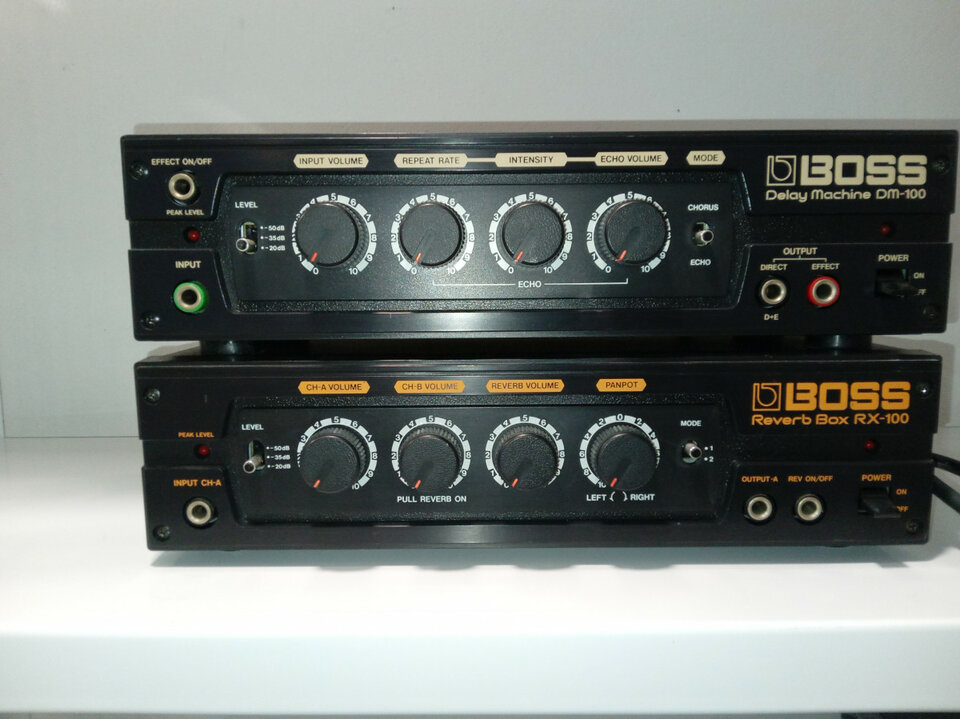 Boss Dm-100 +Boss Rx-100