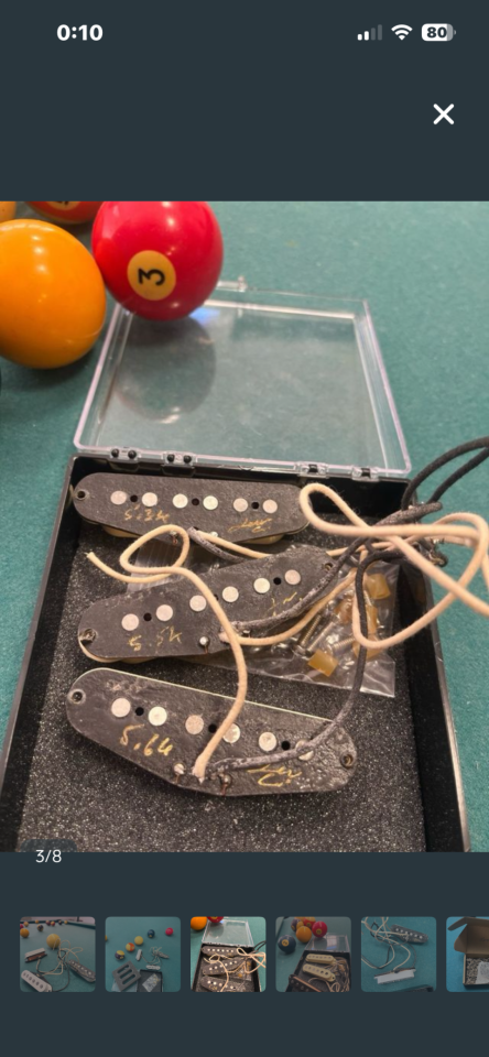 Pastillas para Fender Stratocaster