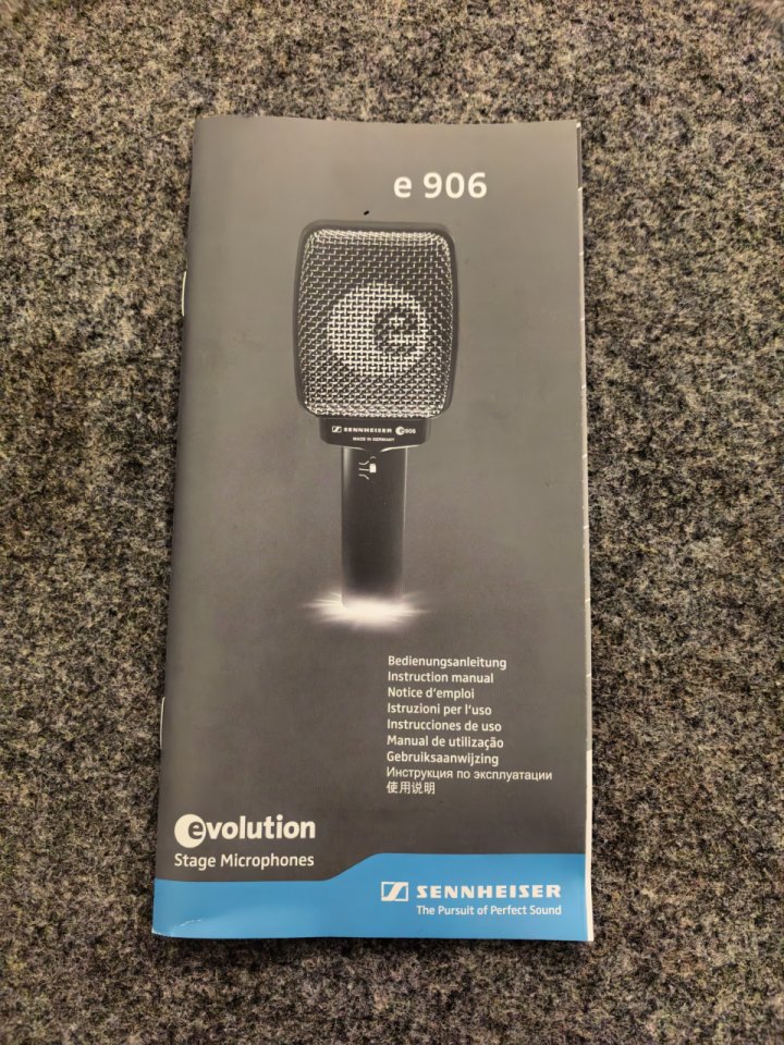 Micrófono Sennheiser e906 Original - Ampli Guitarra