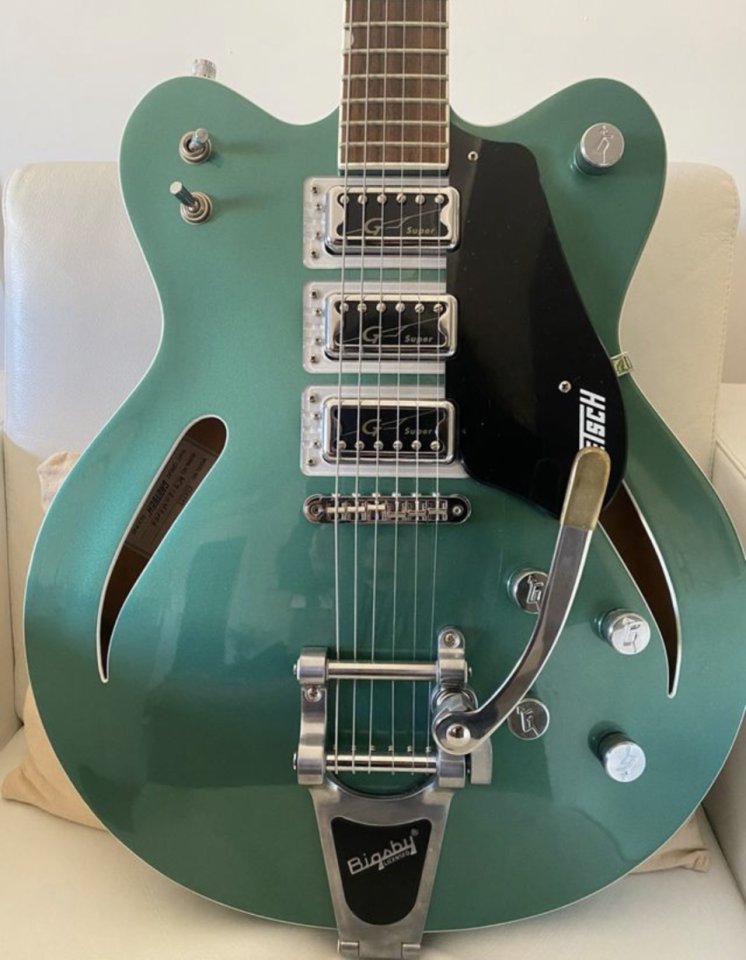 Gretsch G5622T-CB Electromatic Georgia Green – 3 Super HiLo'Tron – Made in Korea de segunda mano · Foto 4 de 9 · Valencia · 750 €
