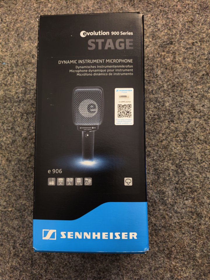 Micrófono Sennheiser e906 Original - Ampli Guitarra