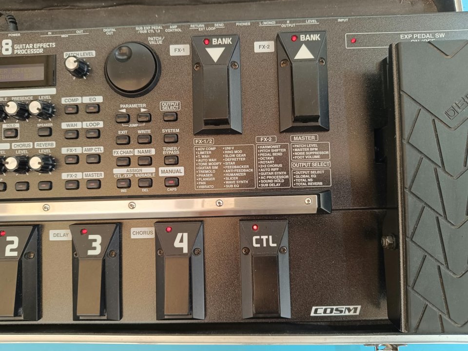 Multiefectos Boss GT8 + estuche rígido (o cambio) de segunda mano · Foto 5 de 6 · Madrid · 100 €