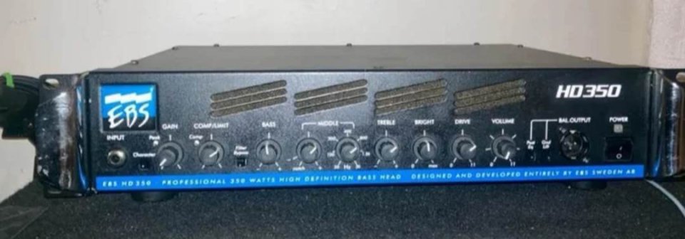 Cabezal de bajo EBS HD350 de segunda mano · Foto 1 de 3 · Zaragoza · 350 €