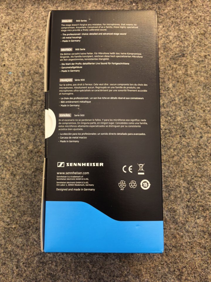 Micrófono Sennheiser e906 Original - Ampli Guitarra