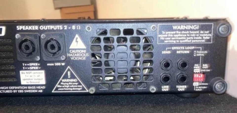 Cabezal de bajo EBS HD350 de segunda mano · Foto 3 de 3 · Zaragoza · 350 €