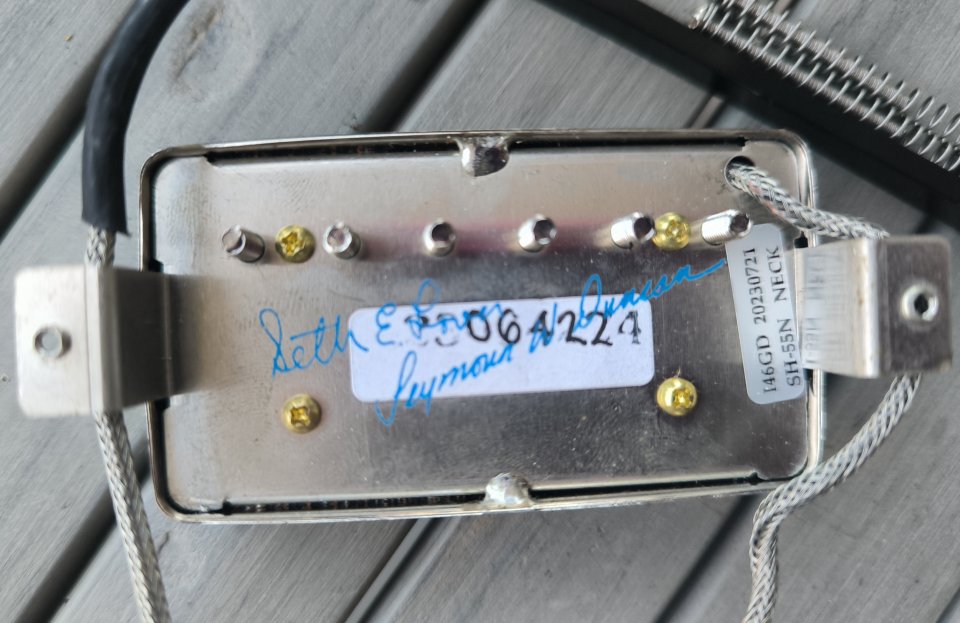 REBAJADA Seymour Duncan Seth Lover neck ¡Envío incluido!