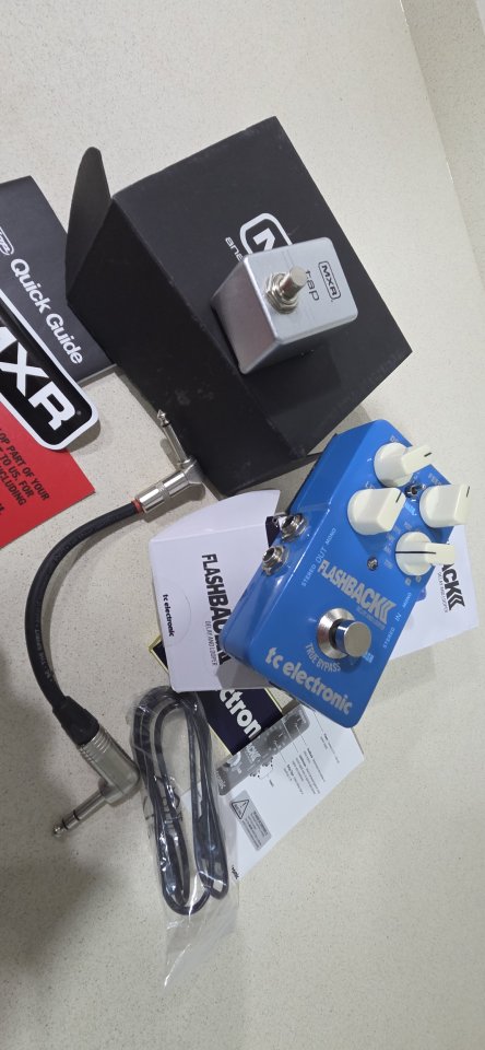 Flashback + MXR tap tempo