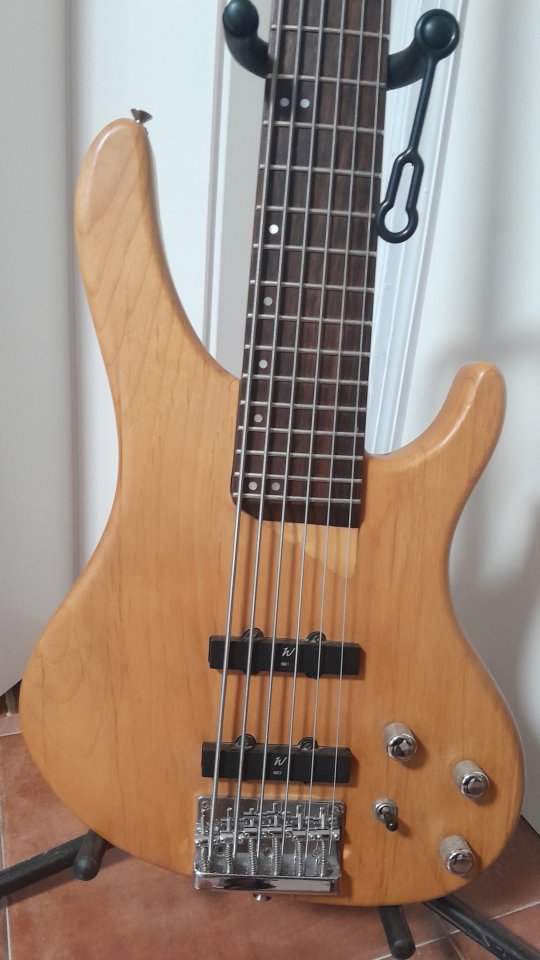Bajo Washburn 6 cuerdas de segunda mano · Foto 1 de 5 · Málaga · 400 €