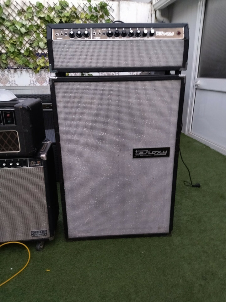 Cabezal + pantalla 12+15 Tenoxy 50w finales de los 60