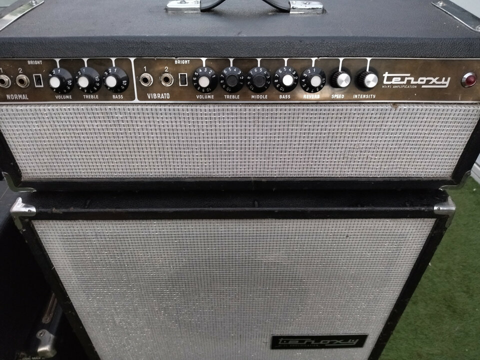 Cabezal + pantalla 12+15 Tenoxy 50w finales de los 60