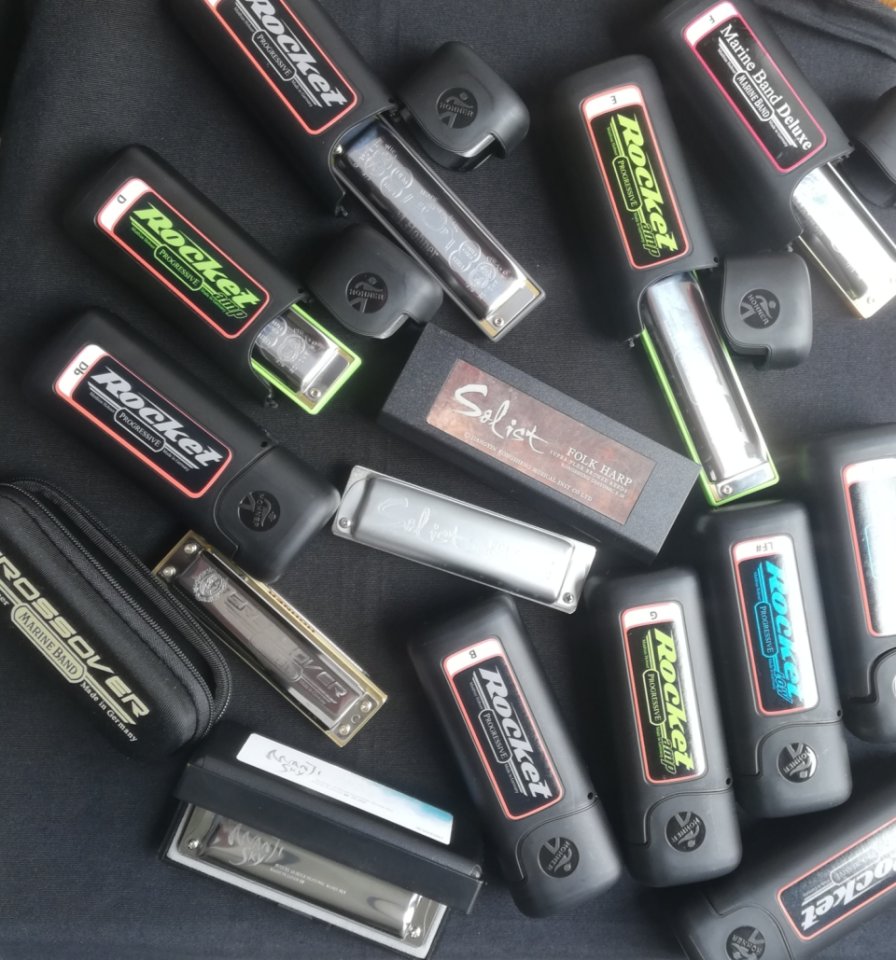 Set de 12 armónicas Honner diatònicas para blues rock de segunda mano · Foto 2 de 4 · Barcelona · 300 €