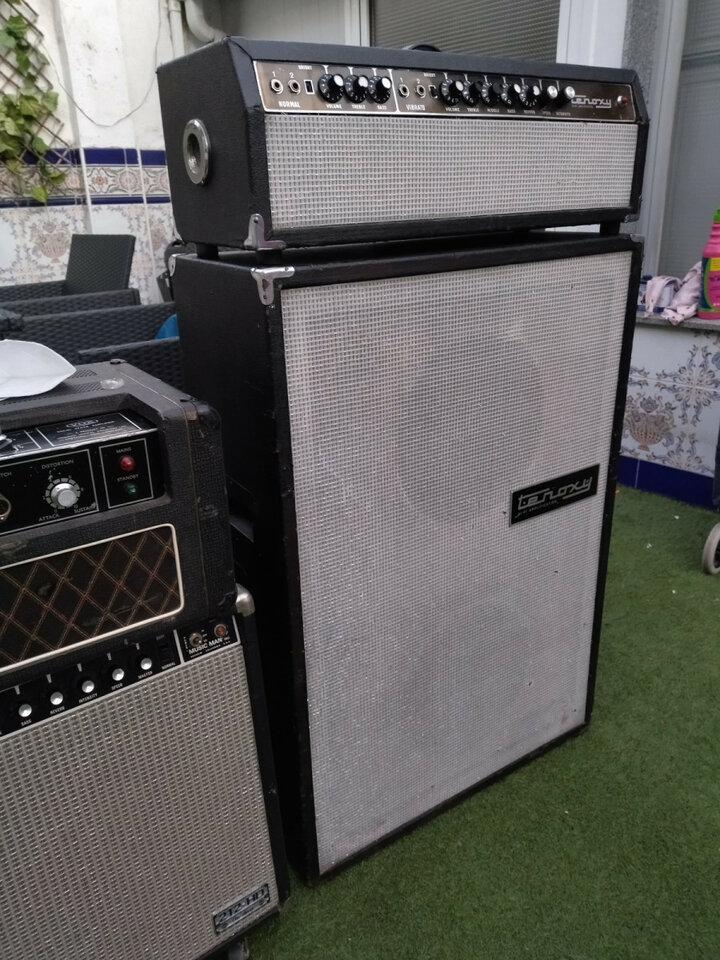 Cabezal + pantalla 12+15 Tenoxy 50w finales de los 60