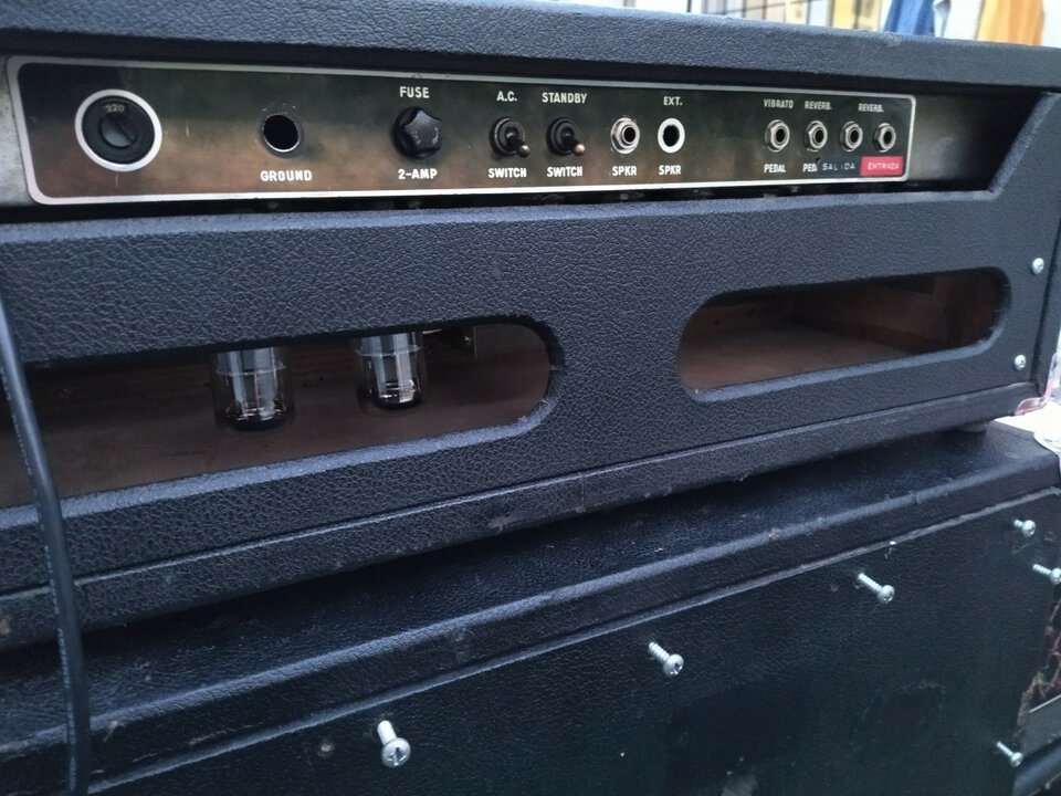 Cabezal + pantalla 12+15 Tenoxy 50w finales de los 60