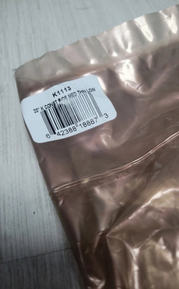 Zildjian K Constantinople Medium Thin Low 20" NUEVO Precio NO negociable Envío OK de segunda mano · Foto 7 de 7 · Gipuzkoa · 495 €