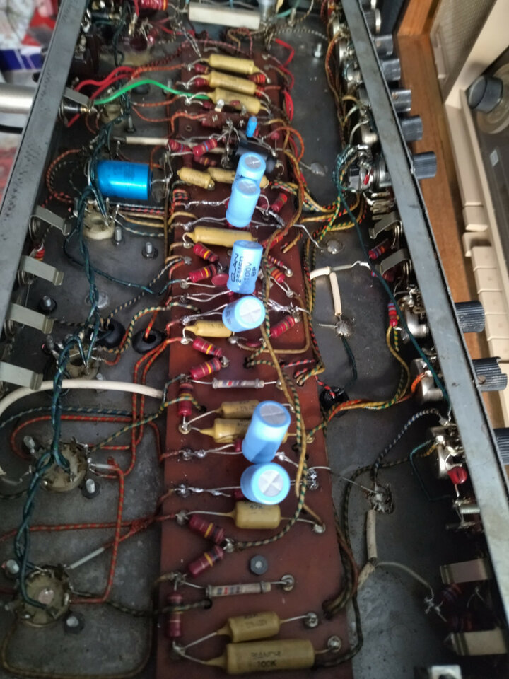 Cabezal + pantalla 12+15 Tenoxy 50w finales de los 60