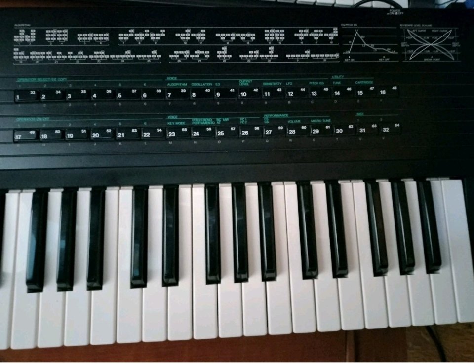 Yamaha dx7s sintetizador