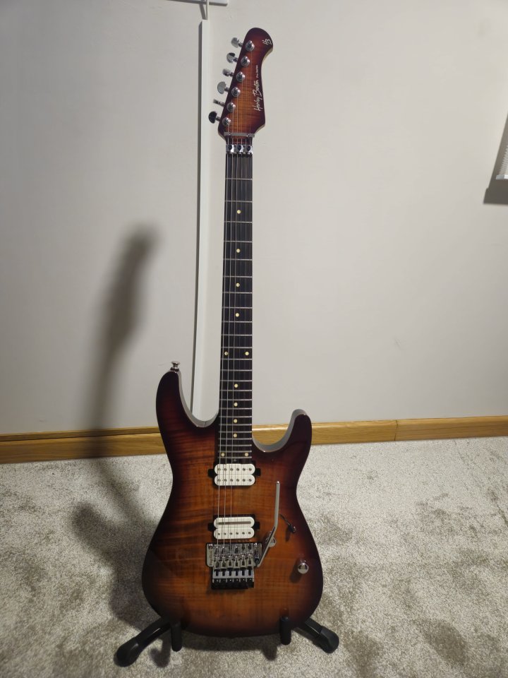 Harley Benton Fusion III HH FR muy mejorada