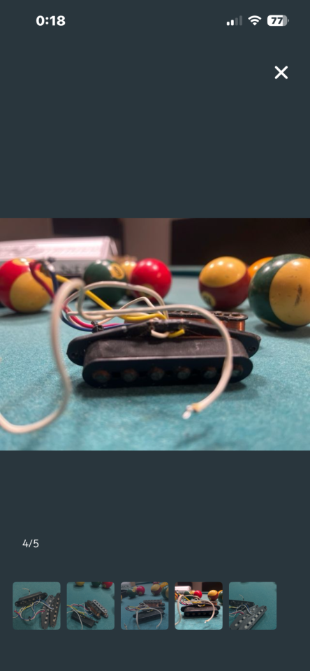 Pastillas Fender Stratocaster Años 90