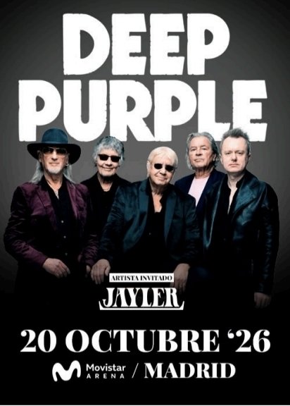 Entradas Deep Purple de segunda mano · Zaragoza · 80 €