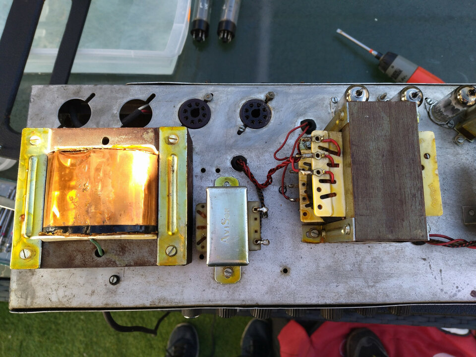 Cabezal + pantalla 12+15 Tenoxy 50w finales de los 60