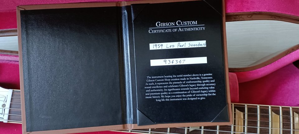 Gibson Custom Shop 1959 Les Paul Standard Reissue VOS, Dirty Lemon de 2023. de segunda mano · Foto 9 de 10 · A Coruña · 5123 €