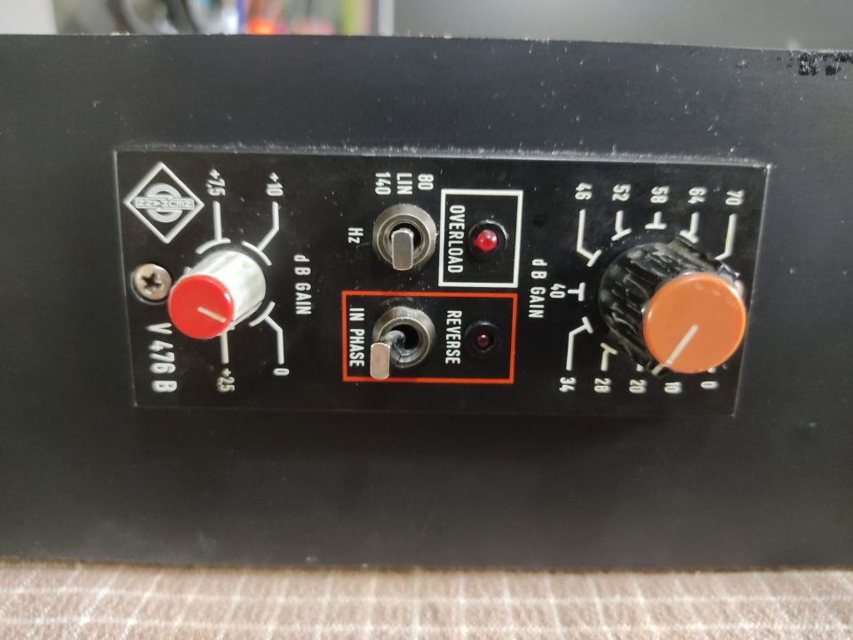 Neumann V476B - W491 Channel Strip