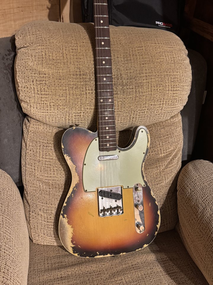 Fender telecaster Custom, custom shop, relic