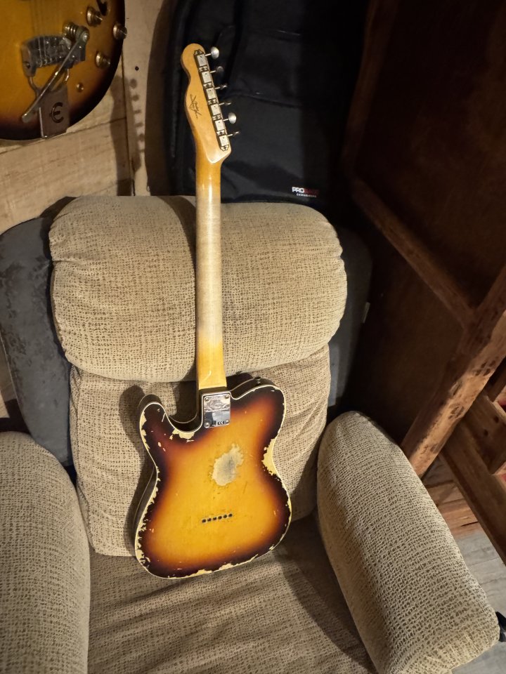 Fender telecaster Custom, custom shop, relic
