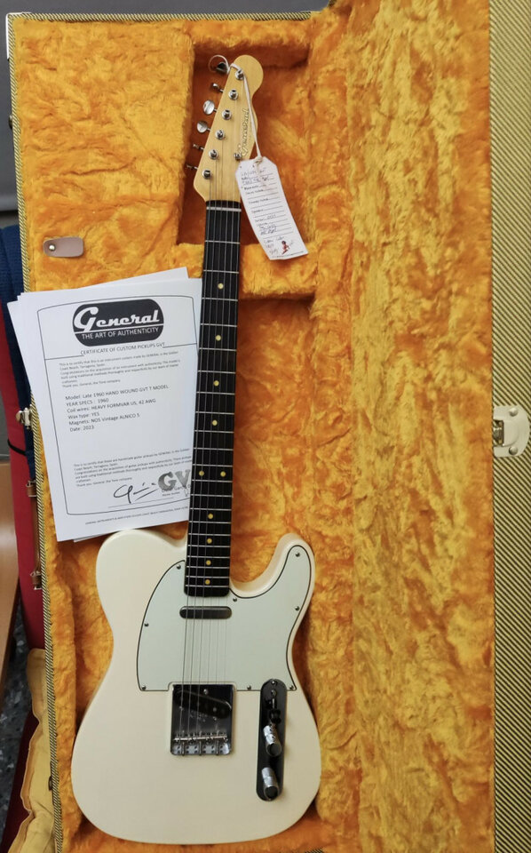 General Vintage Tone 60’s GVT y Single cut Aged vintage white ( 2023 )