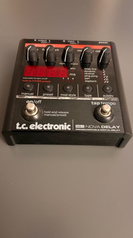 Pedal TC Electronic Nova Delay