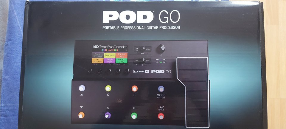 Pod go modelador amplificadores